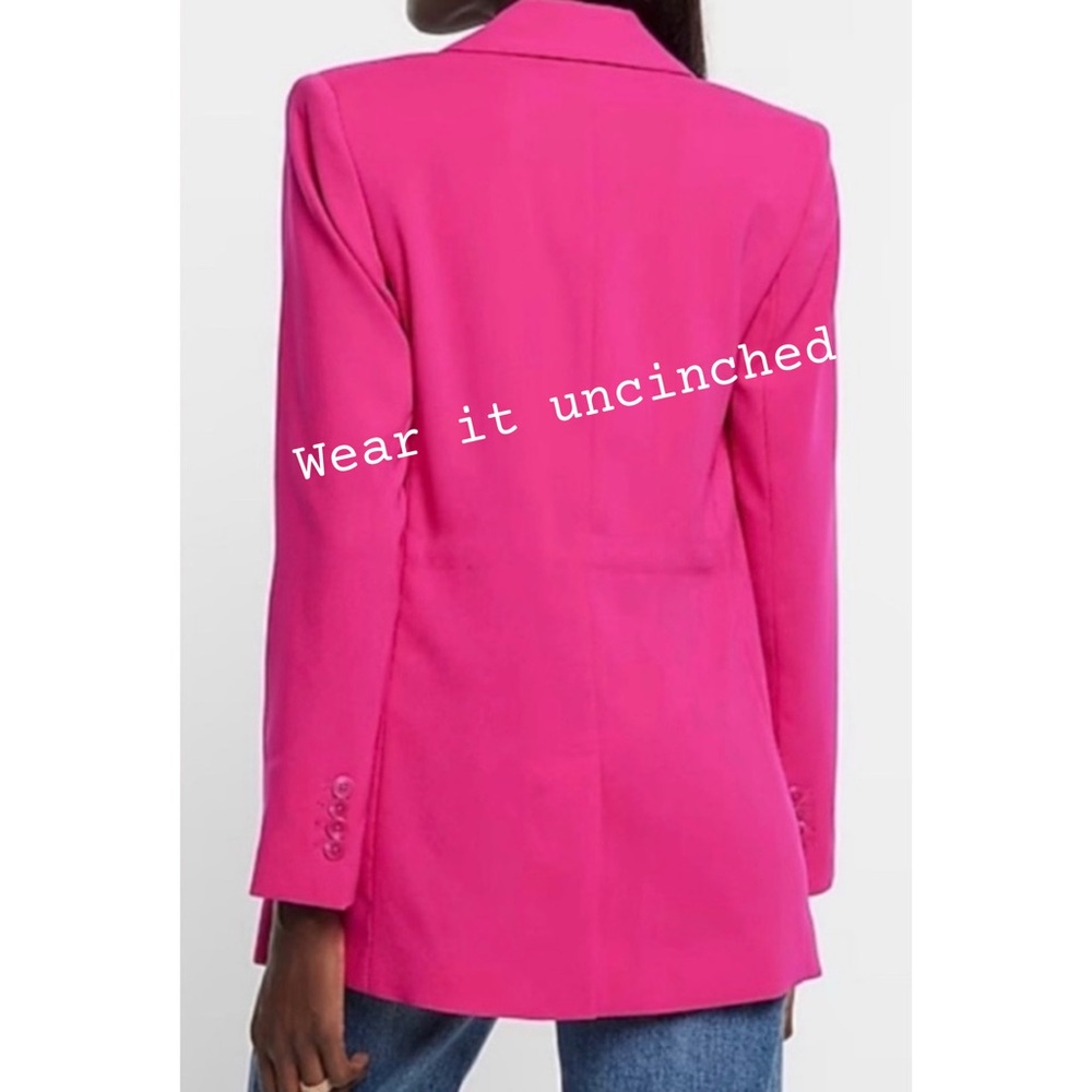 Nwot| Express One Button Cinched Or Traditional B… - image 4